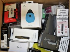 COLLECTION ONLY: A quantity of assorted e-cigarettes and vaping accessories (Over 18's only).