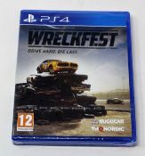 Six as new Wreckfest Game Disks for Sony PlayStation 4 (Packaging sealed, some damage to