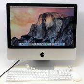 COLLECTION ONLY: A pre-owned Apple iMac (20-inch, Early 2009) with 2.66 GHz Intel Core 2 Duo