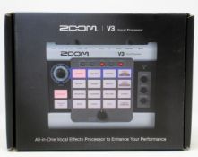 A boxed as new Zoom V3 Vocal Processor (V3/230EU) (Box opened).