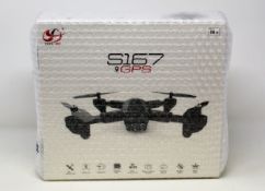 A boxed as new S167 5G 1080P TOYS-SKY automatic return quadcopter drone.
