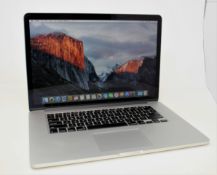 A pre-owned Apple MacBook Pro (Retina, 15-Inch, Mid 2015) with Intel Core i7 2.2GHz, 16GB 1600MHz