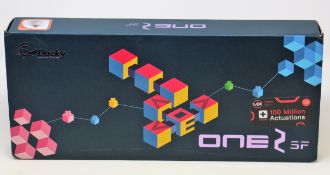 A boxed as new Ducky One 2 SF RGB (Cherry MX Red) Gaming Keyboard (Red sw/En/PBT/Classic/RGB) (Box
