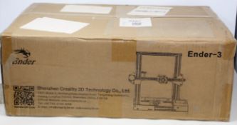 A boxed as new Creality Ender 3 3D Printer (European Specification) (Box sealed).
