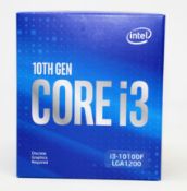 A boxed as new Intel Core i3-10100F 3.6GHz (Product code: BX8070110100F S-spec: SRH8U) (Box