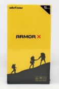 A boxed as new Ulefone Armor X5 Pro 64GB in Black/Orange (Box sealed).