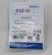 An as new Omron E3Z-G82-M3J Photoelectric Switch (Packaging sealed).