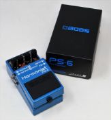 A boxed as new Boss PS-6 Harmonist Guitar Pedal (Box opened).