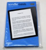 A boxed as new Amazon Kindle Oasis (10th Gen) Wi-Fi E-Reader in Graphite (Packaging sealed).