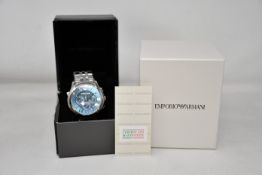 A men's boxed as new Emporio Armani AR1787 watch.