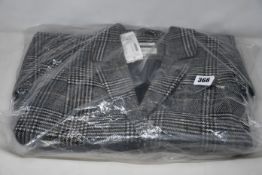 A women's as new Tom Tailor My True Me checked coat (UK 12 - RRP €120).