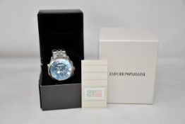 A men's boxed as new Emporio Armani AR1787 watch.
