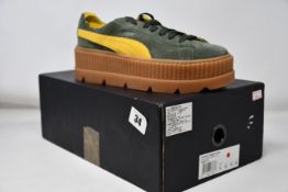 A pair of as new Puma Fenty by Rhianna cleated creeper in suede (UK 9).
