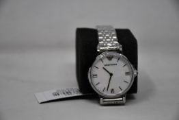 A ladies as new Emporio Armani AR1682 watch (No box included).
