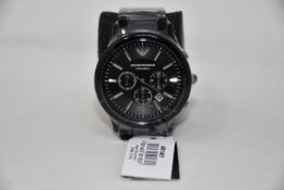 A men's as new Armani AR1451 luxury ceramic watch (No box included).