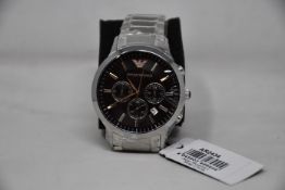 A men's as new Emporio Armani AR2434 Renato watch (No box included).