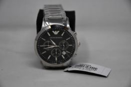 A men's as new Emporio Armani AR2434 Renato watch (No box included).