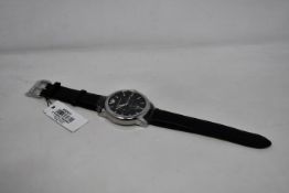 A men's as new Emporio Armani AR0431 classic black watch (No box included).