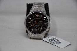 A men's as new Emporio Armani AR2434 Renato watch (No box included).
