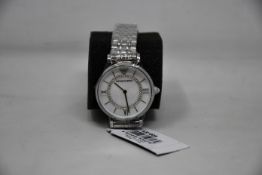An as new Emporio Armani AR1908 ladies Gianni T-bar watch (no box included).