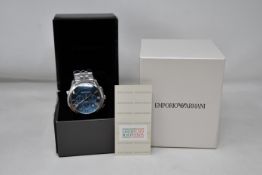 A men's boxed as new Emporio Armani AR1787 watch.