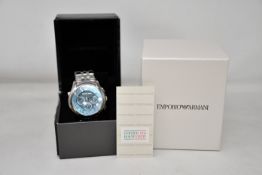 A men's boxed as new Emporio Armani AR1787 watch.