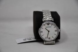 A ladies as new Emporio Armani AR1682 watch (No box included).