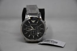 A men's as new Emporio Armani AR2434 Renato watch (No box included).