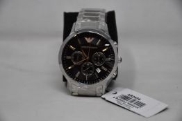 A men's as new Emporio Armani AR2434 Renato watch (No box included).