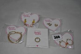 Nine as new Frasier Sterling jewellery to include six earring sets and four rings.