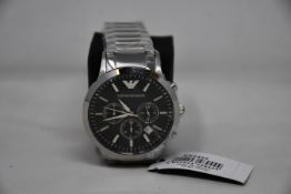 A men's as new Emporio Armani AR2434 Renato watch (No box included).