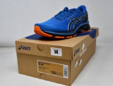 A pair of as new Asics Gel-Kayano 27 trainers (UK 9.5).