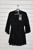 Two as new The Kooples black lace style dresses (Sizes 1, 2 - RRP £120 each).