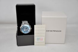 A men's boxed as new Emporio Armani AR1787 watch.