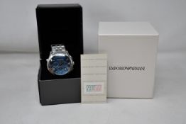 A men's boxed as new Emporio Armani AR1787 watch.