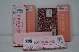 Three Etude play colour eyes 10pcs palettes (Cherry Blossom), Two Etude House play colour eyes 10pcs