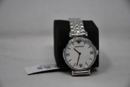 A ladies as new Emporio Armani AR1682 watch (No box included).