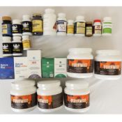 Assorted Health and Food Supplements to include two packs of New Melaleuca FiberWise Heart Healthy-