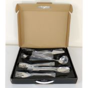 A boxed as new Karaca 7 Pieces Elegance Service Set, Silver