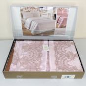 A boxed as new Dowry Land French Guipure Andre Pike Bedding set