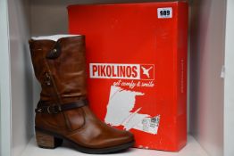 A pair of as new Pikolinos Le Mans 838 boots (EU 42).