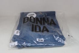 A pair of as new Donna Ida Minnie The High Top Flare jeans (W24 - RRP £215).