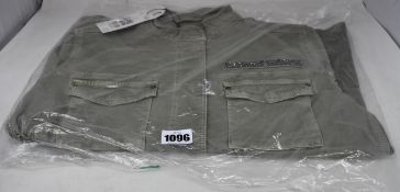 A women's as new Oui army green jacket (Size 42 - RRP £209).