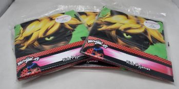 A quantity of children's as new Zag Heroez Miraculous pyjamas (All 9-10 years - Approximately 45).