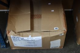 A box of music CD's.