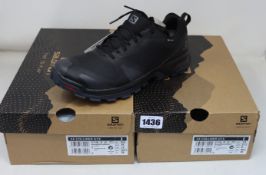 Two pairs of as new Salomon XA Collider GTX (UK 7.5, 9.5).