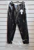 A pair of women's as new Oui black trousers (Size 38 - RRP £139).