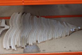 A wooden 3ft Christmas tree (Incomplete).