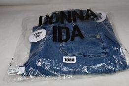 A pair of as new Donna Ida Minnie The High Top Flare jeans (W24 - RRP £215).