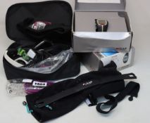 Twelve pre-owned fit bit style watches/fitness watches.